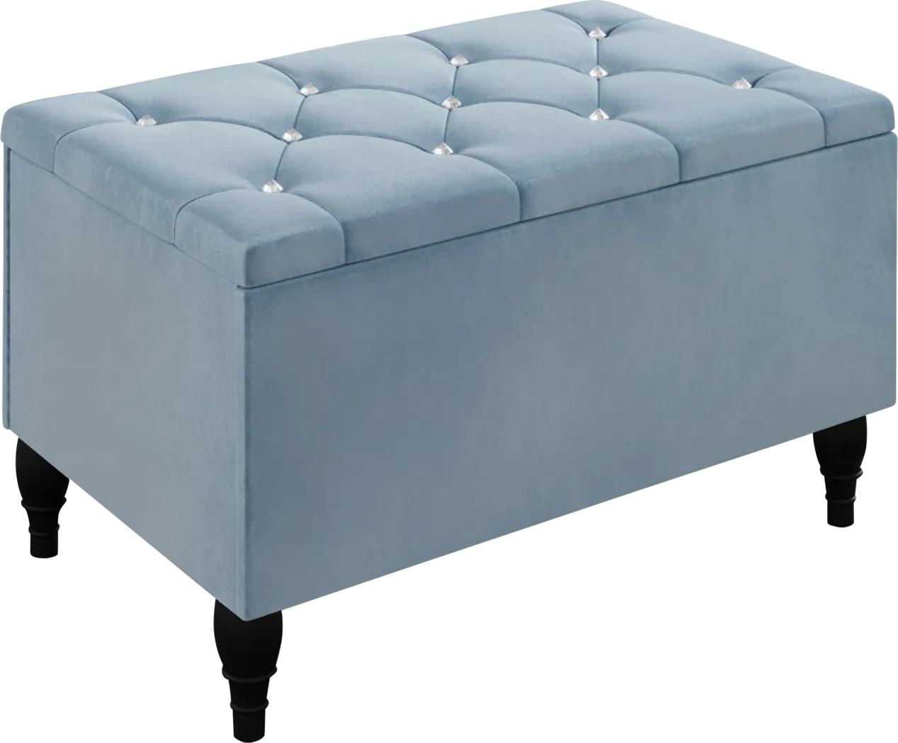 Plaisend Light Blue King Bed - Thumbnail - Image 5