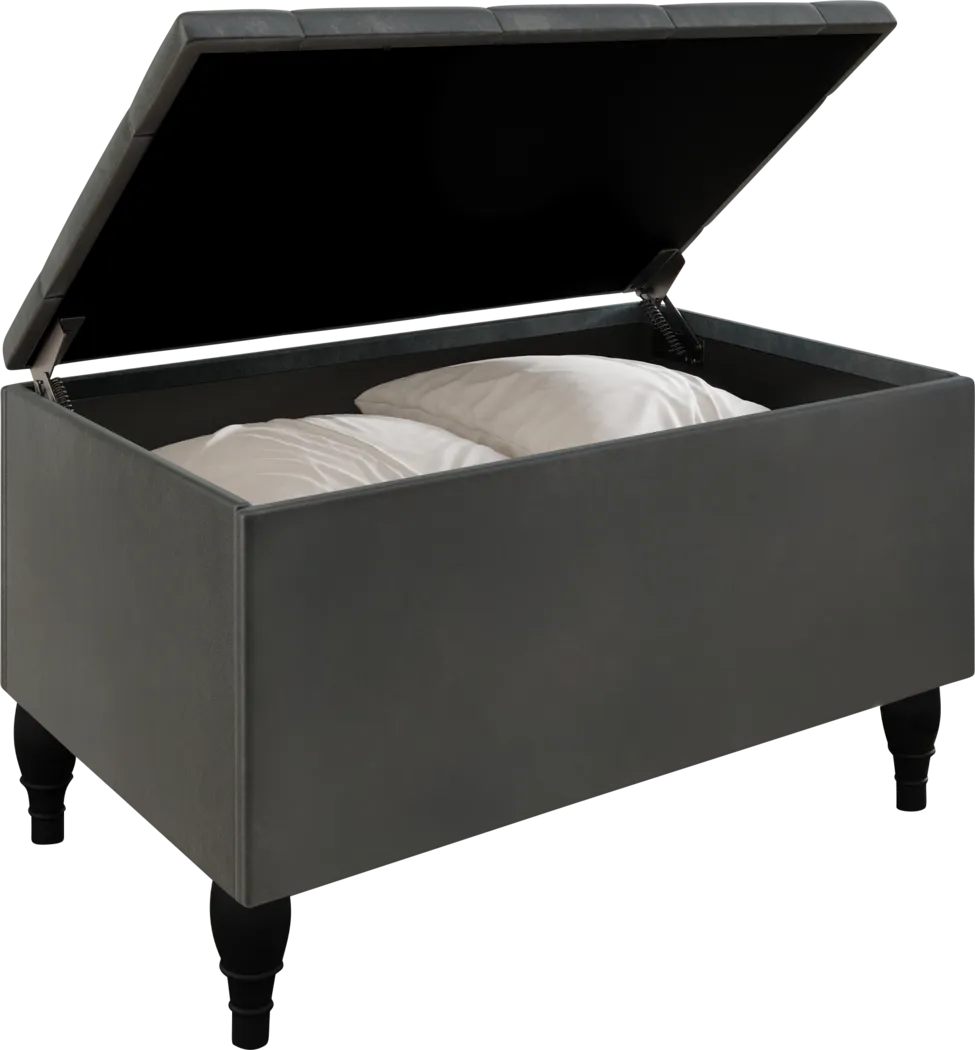 Plaisend Light Gray King Bed - Thumbnail - Image 6
