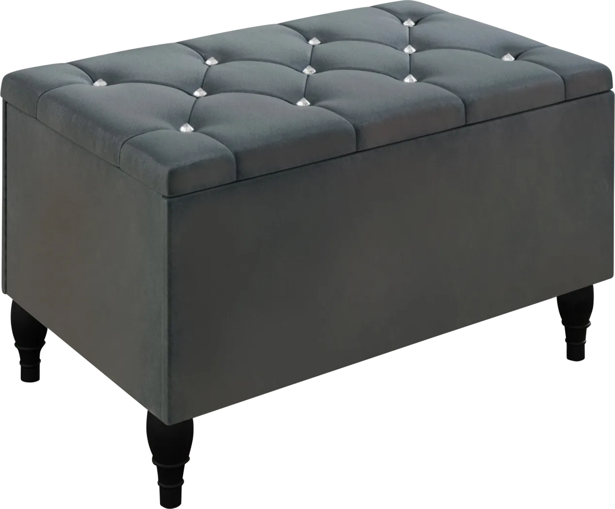 Plaisend Light Gray King Bed - Thumbnail - Image 8