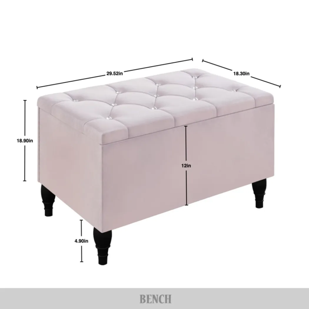 Plaisend Light Pink King Bed - Thumbnail - Image 8
