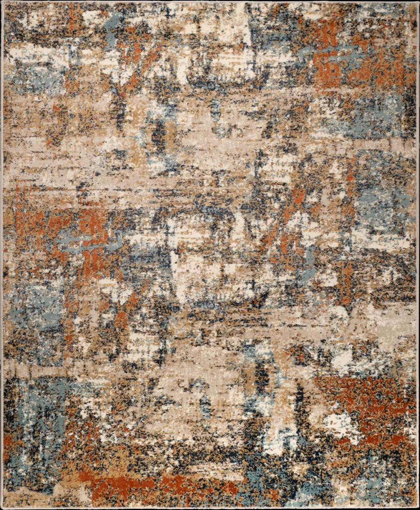 Plaiwich Orange 5'1 x 7'6 Rug - Thumbnail - Image 1