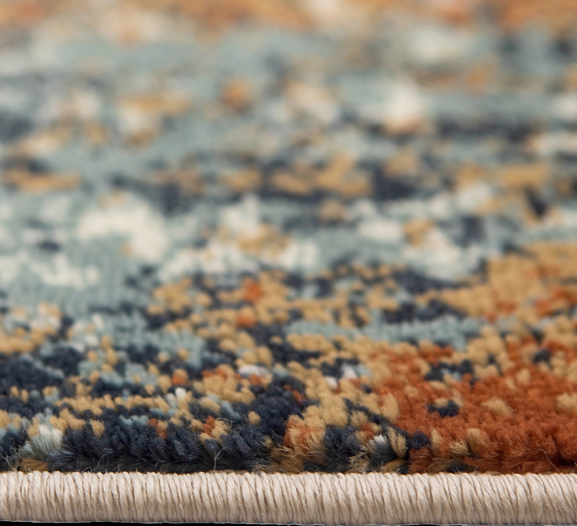 Plaiwich Orange 7'7 x 9'9 Rug - Thumbnail - Image 6