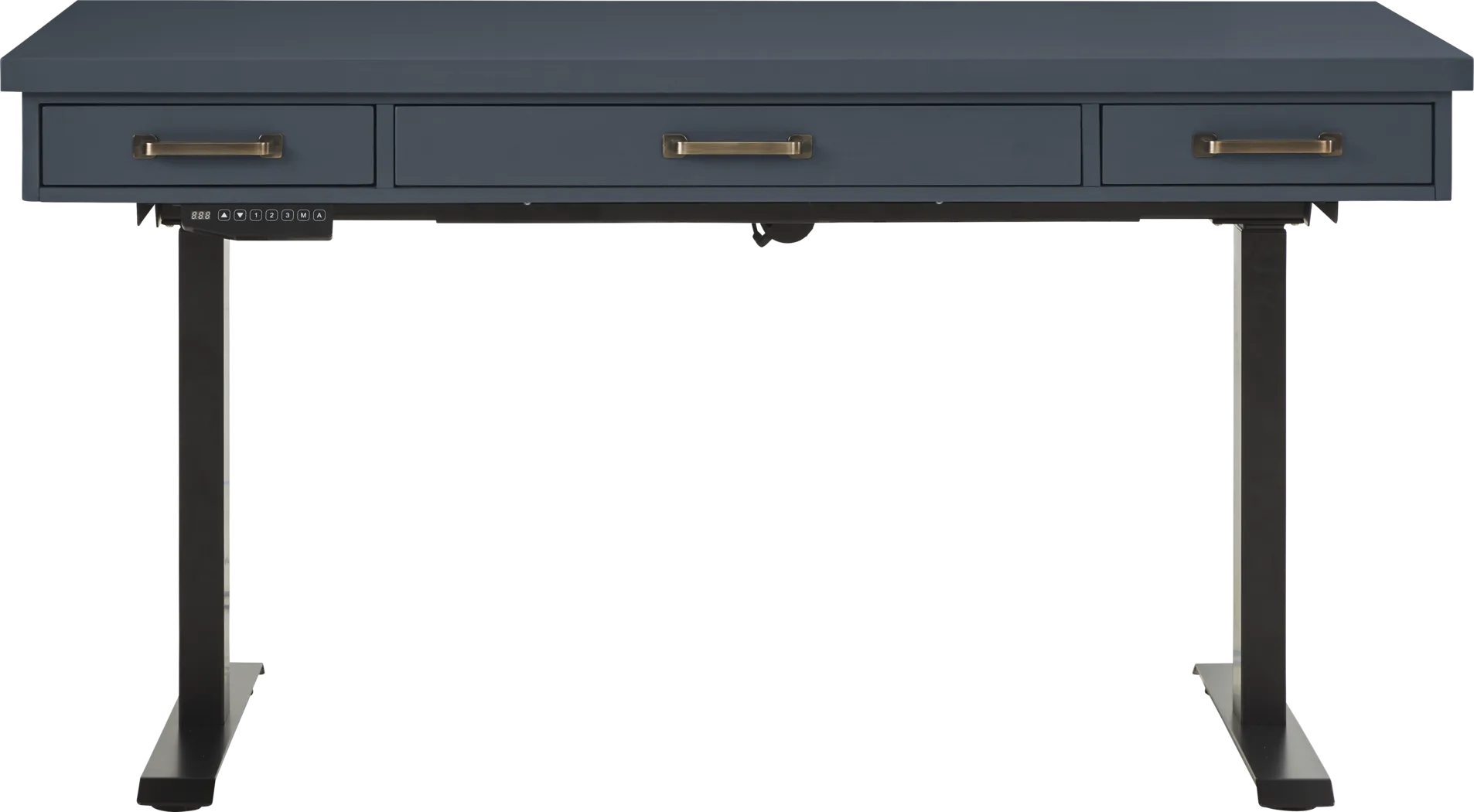 Planefield Blue 2 Pc Adjustable Desk - Thumbnail - Image 1