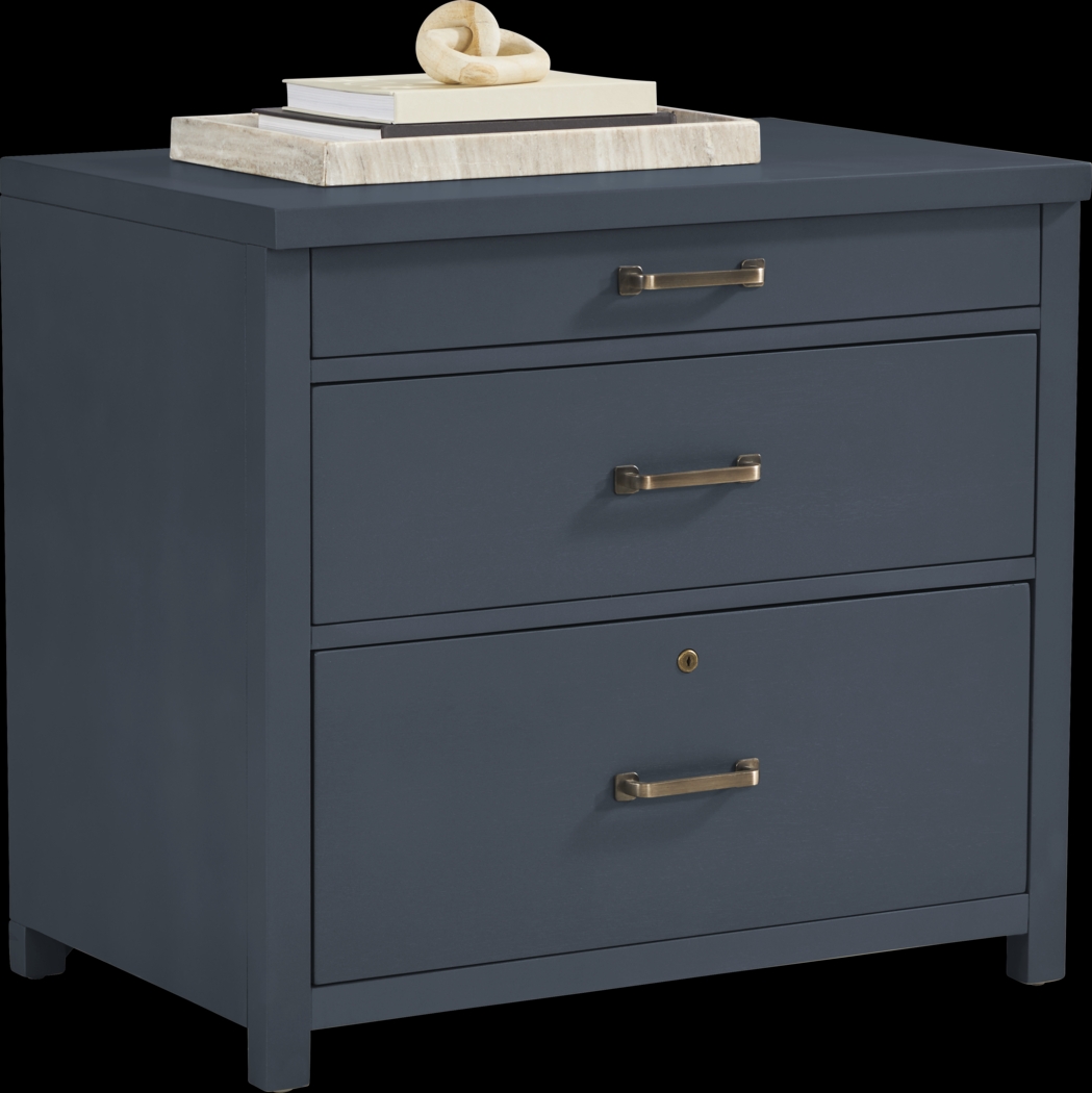 Planefield Blue File Cabinet - Thumbnail - Image 2