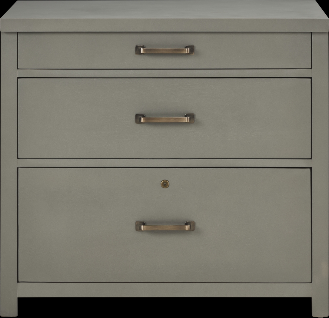 Planefield Gray File Cabinet - Thumbnail - Image 1