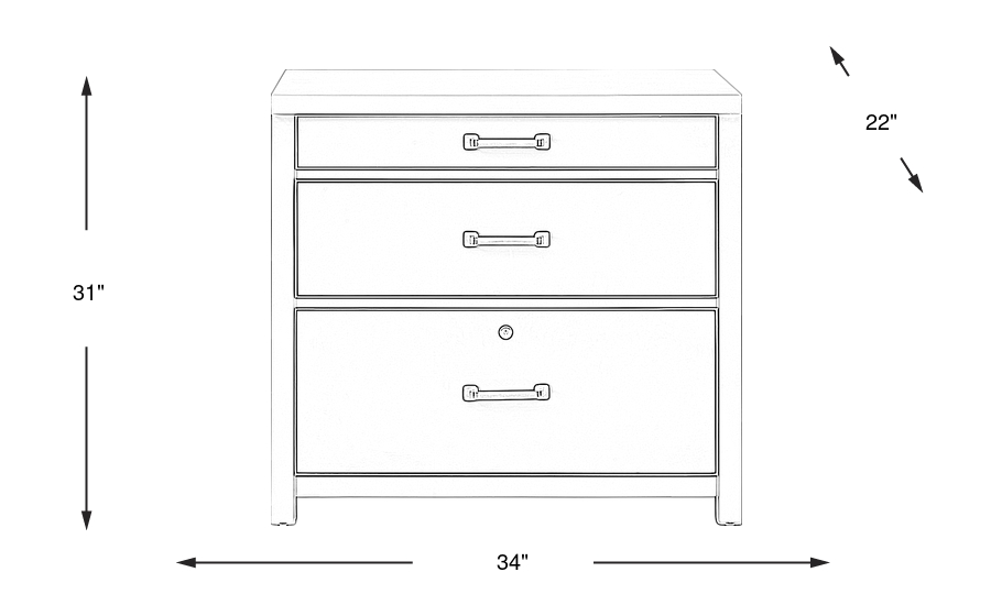Dimension Image. Please refer to the Dimension Tab on this page for dimension details.