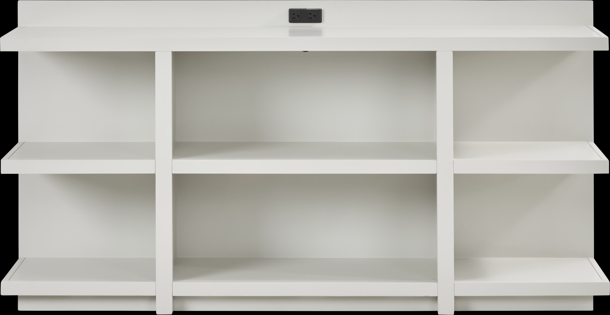 Planefield White Open Credenza - Thumbnail - Image 1