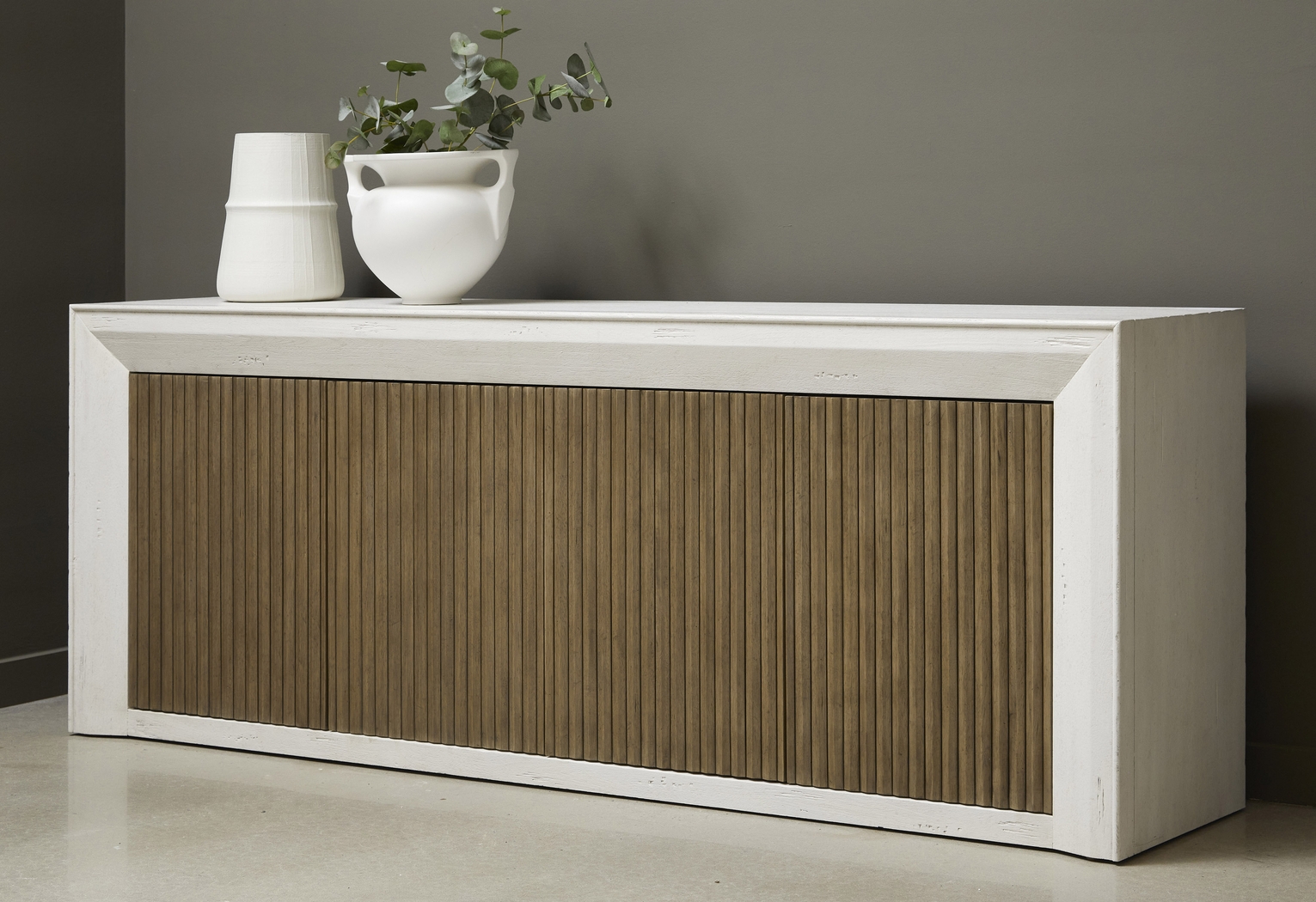 Plaquemine White 86 in. Console - Thumbnail - Image 2