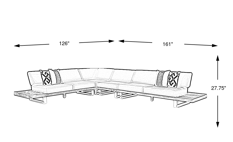 Dimension Image. Please refer to the Dimension Tab on this page for dimension details.