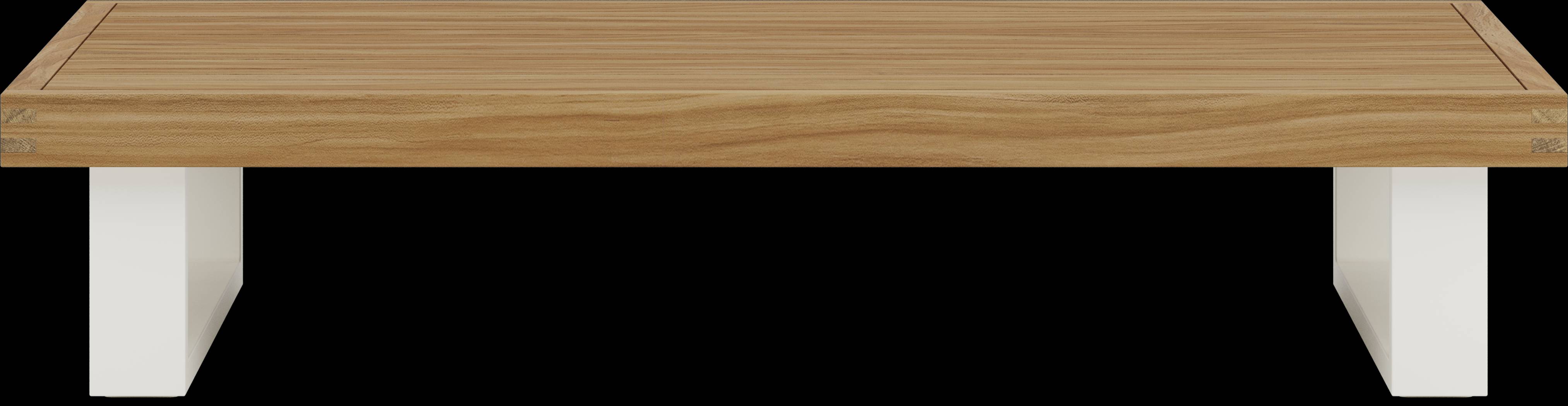 Platform Teak Outdoor Cocktail Table - Thumbnail - Image 2