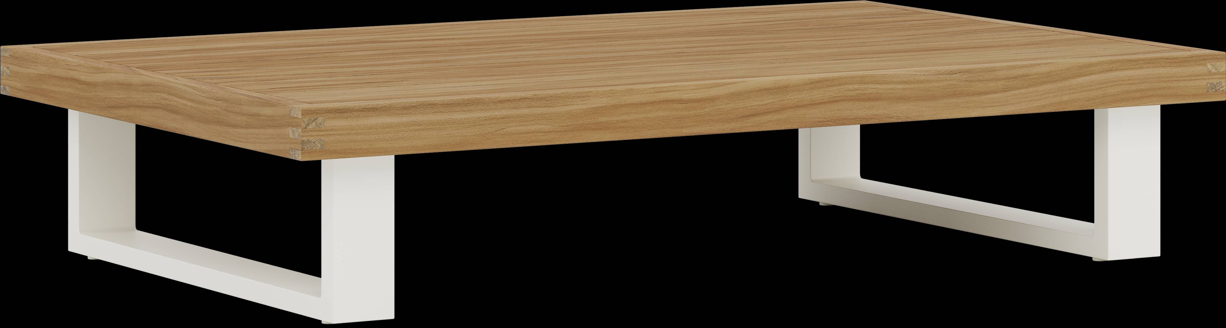 Platform Teak Outdoor Cocktail Table - Thumbnail - Image 1