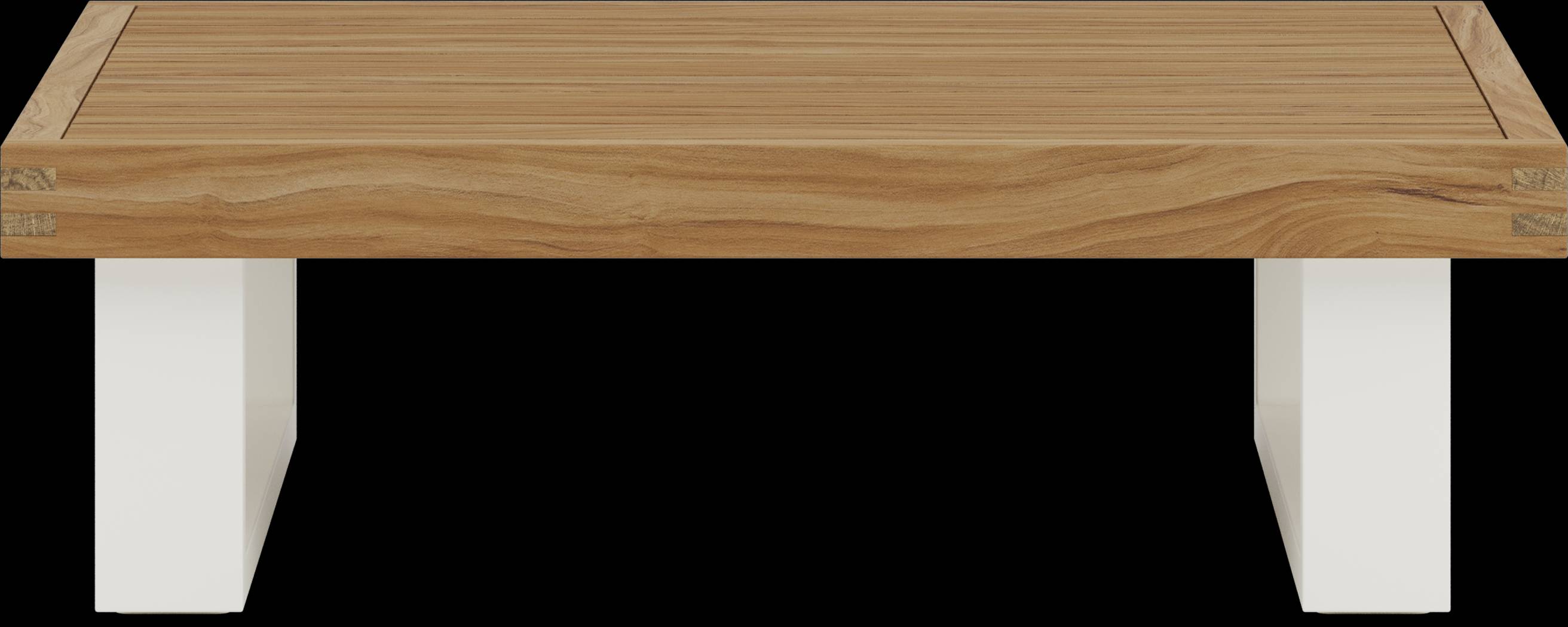 Platform Teak Outdoor Side Table - Thumbnail - Image 2