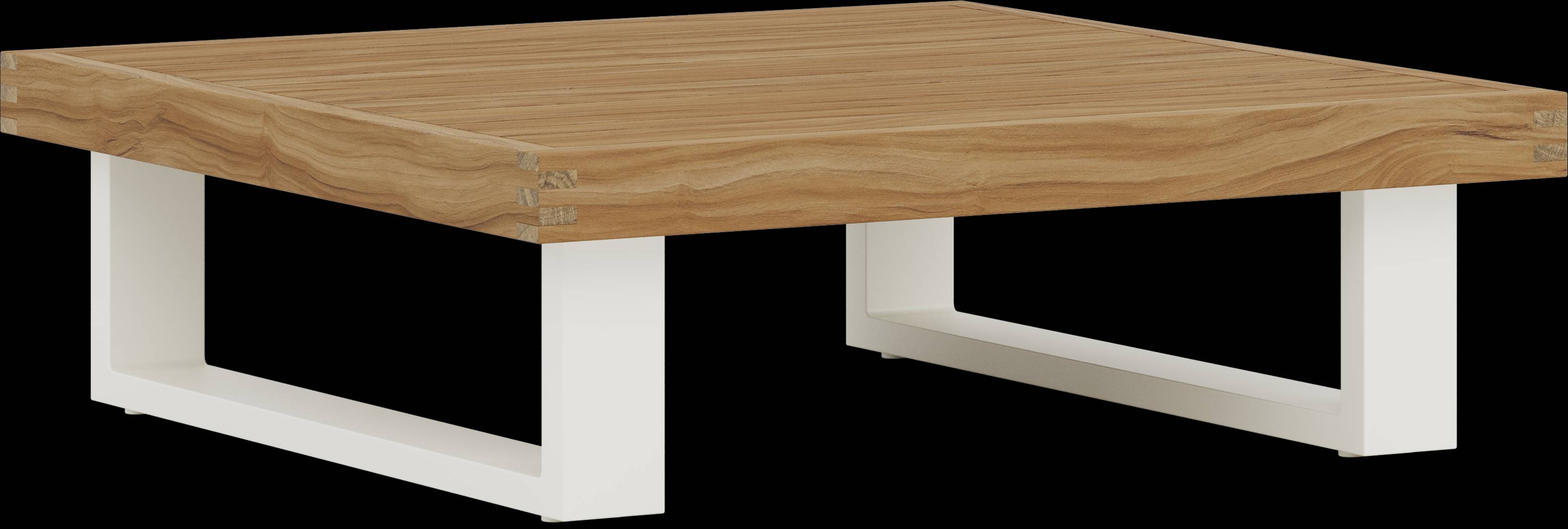 Platform Teak Outdoor Side Table - Thumbnail - Image 1