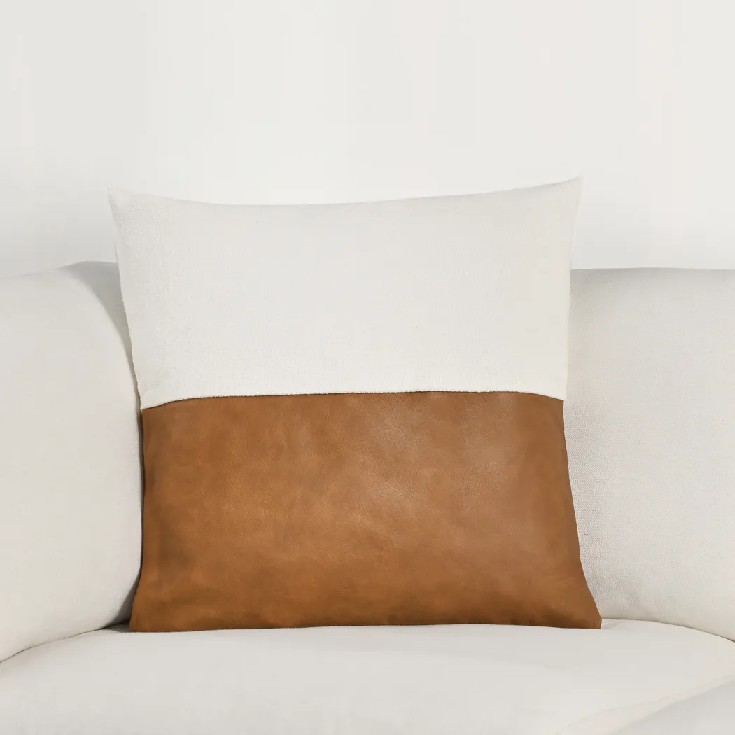 Plauto Brown Accent Pillow - Thumbnail - Image 2