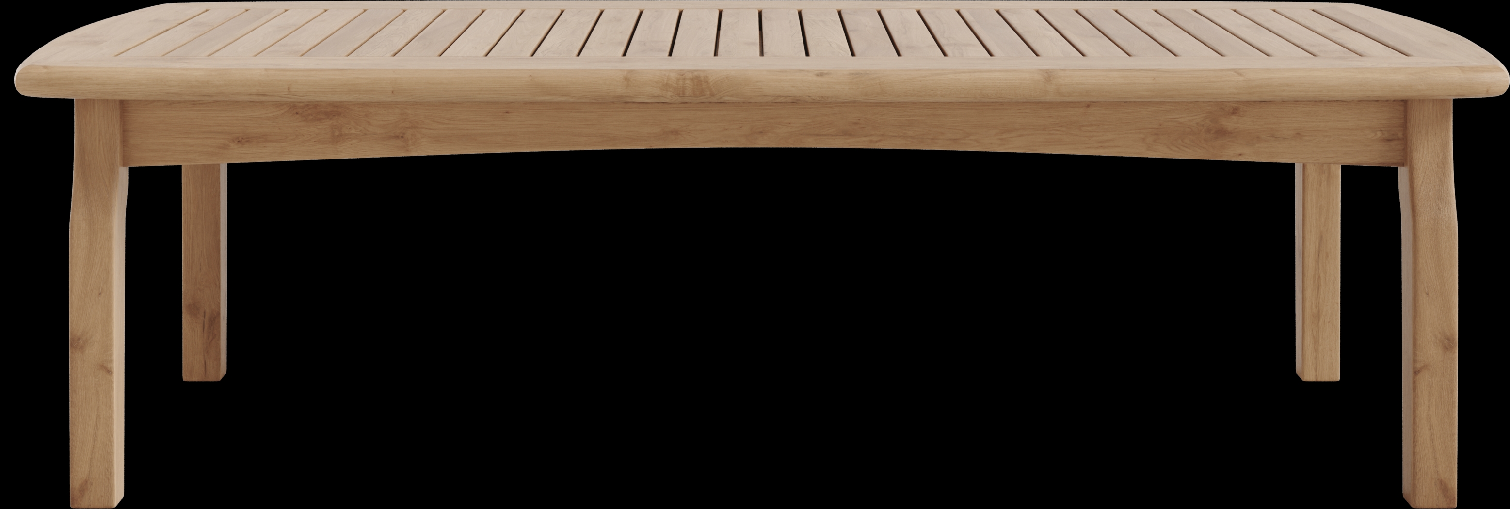Pleasant Bay 60.5 in. Teak Outdoor Cocktail Table - Thumbnail - Image 2