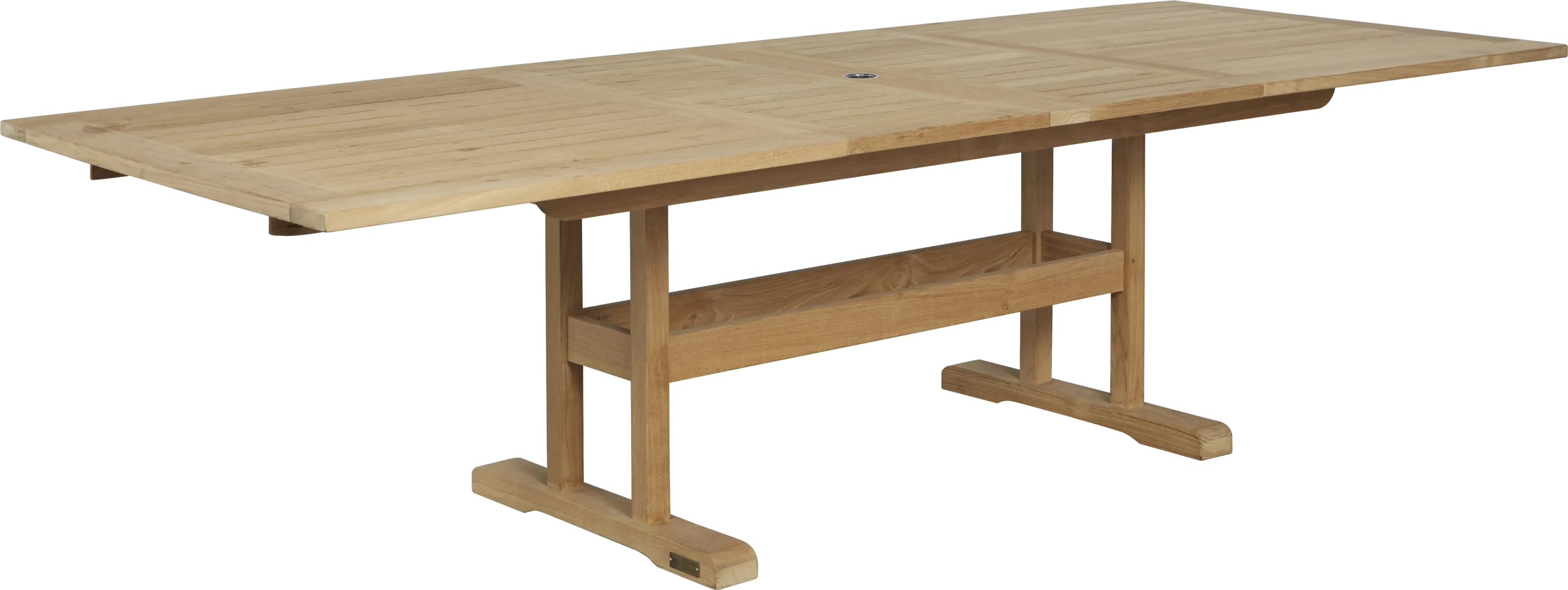 Pleasant Bay Teak 5 Pc Rectangle Extension Outdoor Dining Set - Thumbnail - Image 3