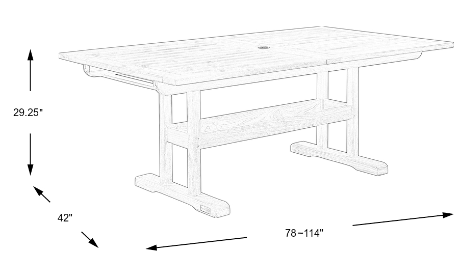 Dimension Image. Please refer to the Dimension Tab on this page for dimension details.