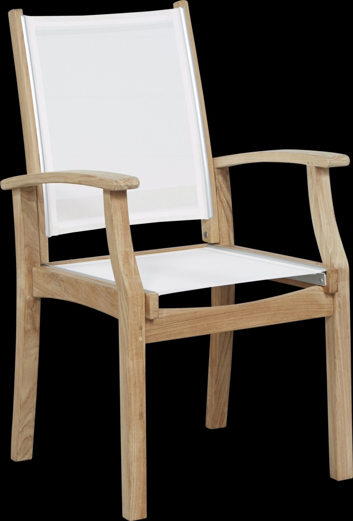 Pleasant Bay Teak 7 Pc Rectangle Extension Outdoor Dining Set - Thumbnail - Image 4