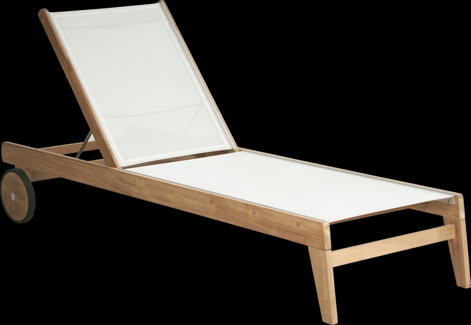 Pleasant Bay Teak Outdoor Chaise - Thumbnail - Image 1