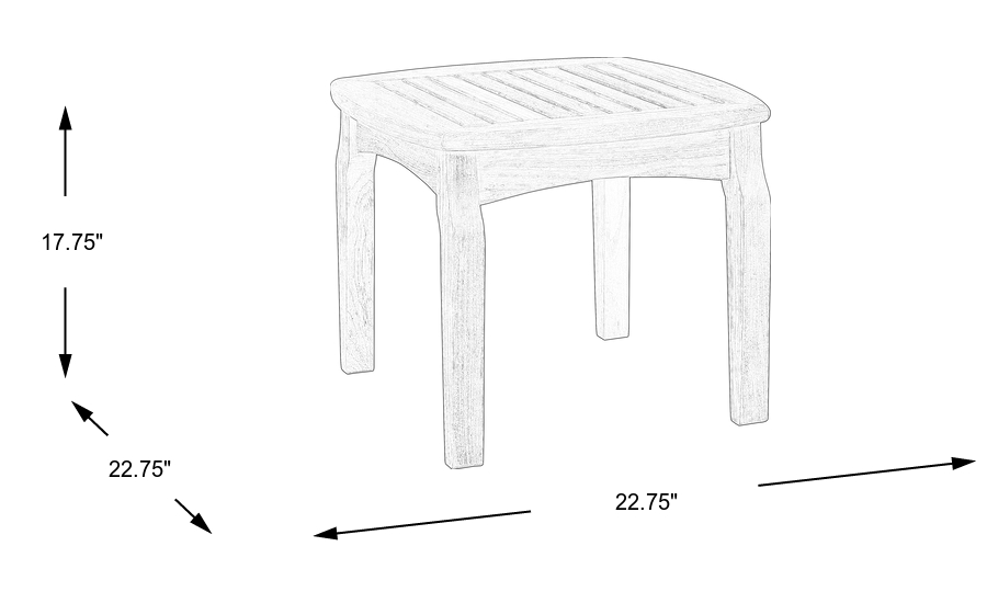 Dimension Image. Please refer to the Dimension Tab on this page for dimension details.