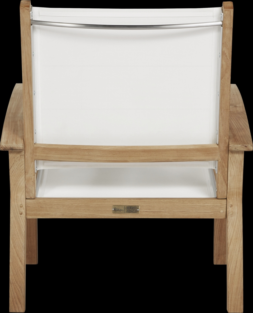 Pleasant Bay Teak Outdoor Chat Chair - Thumbnail - Image 2