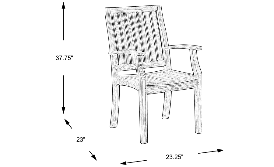 Dimension Image. Please refer to the Dimension Tab on this page for dimension details.