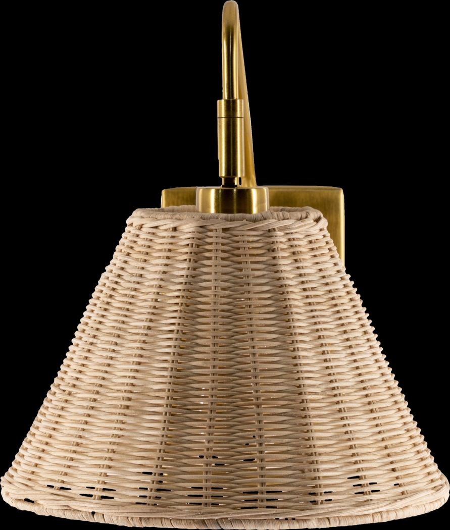 Pleasant Place Gold Sconce - Thumbnail - Image 1