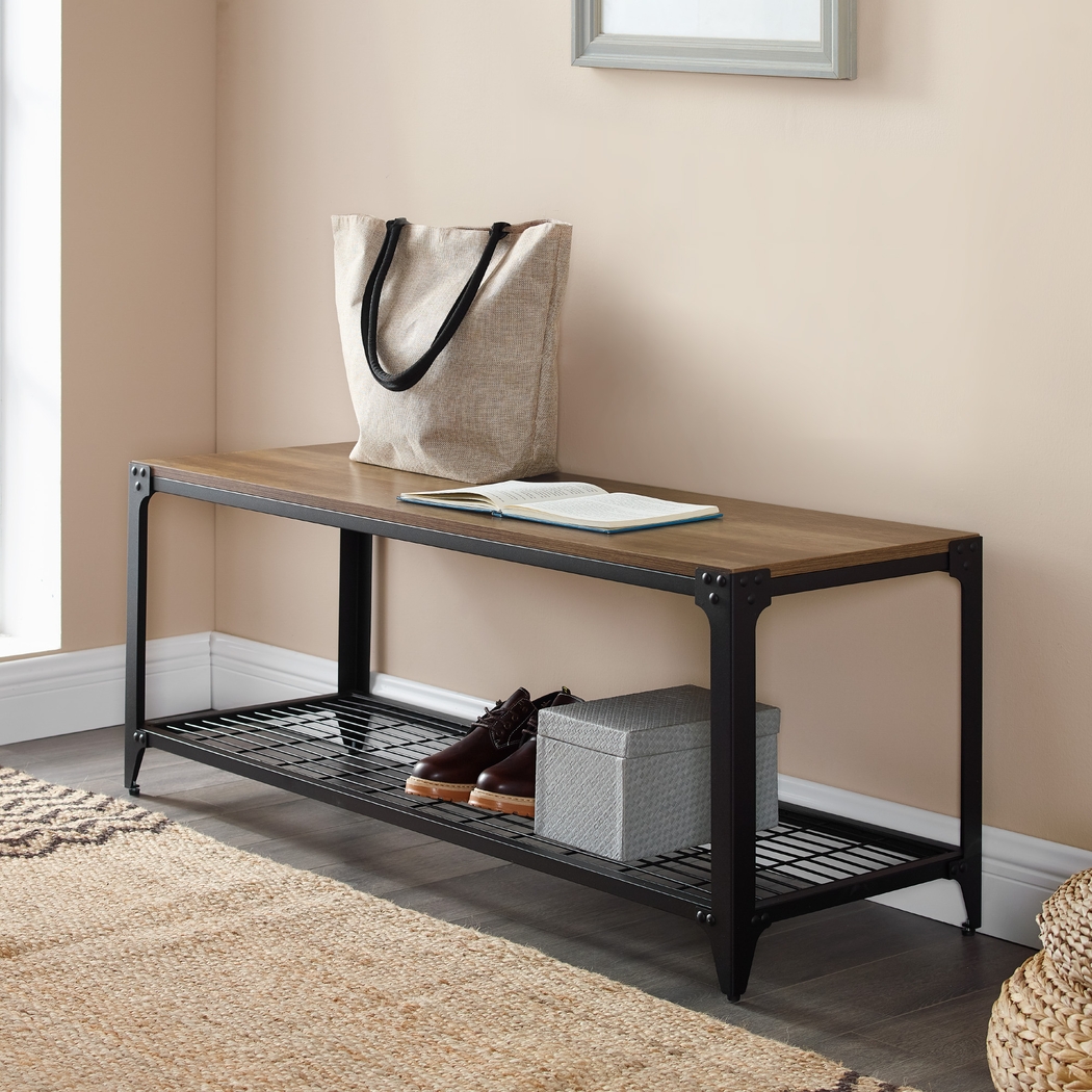 Plevana Brown Accent Bench - Thumbnail - Image 4