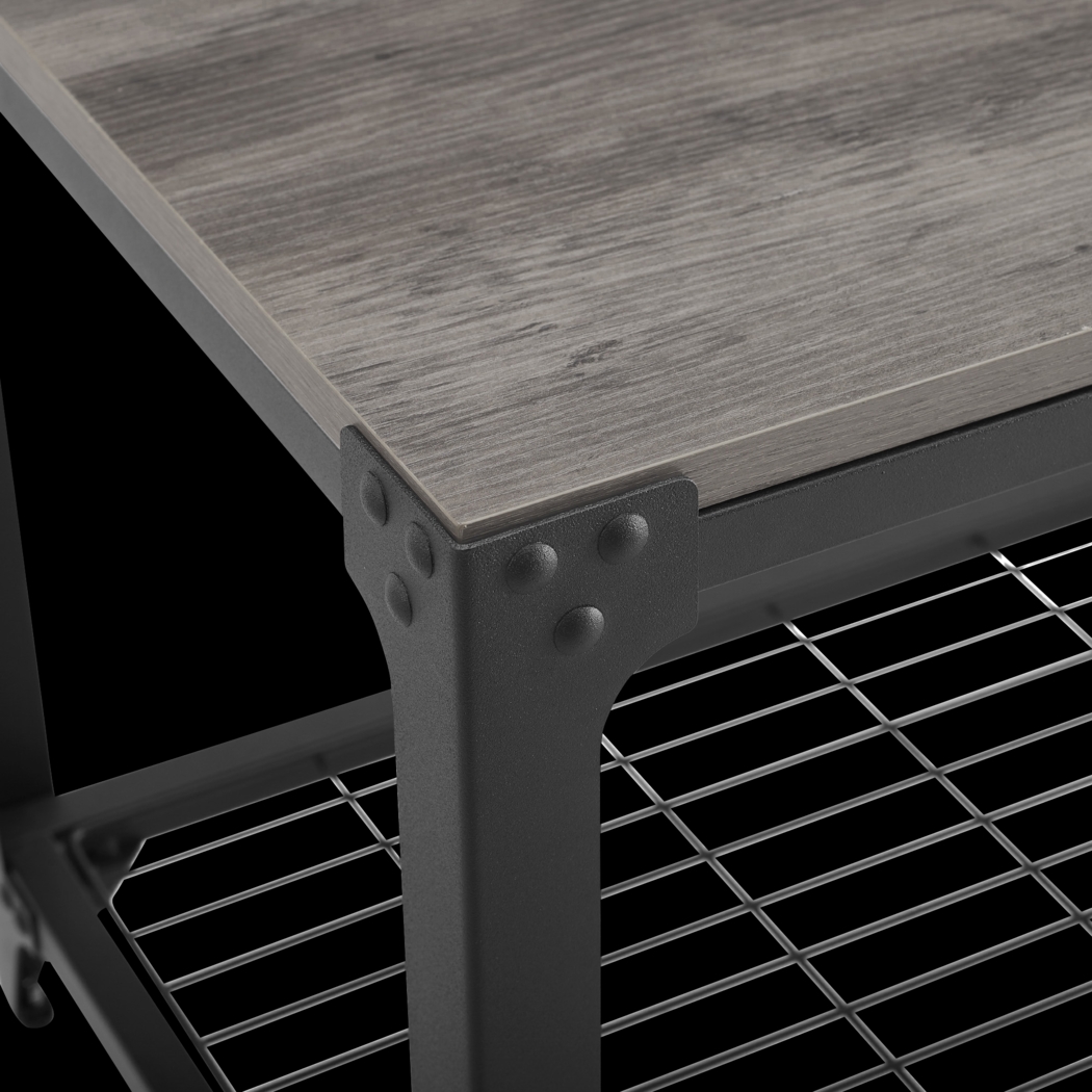 Plevana Gray Accent Bench - Thumbnail - Image 3
