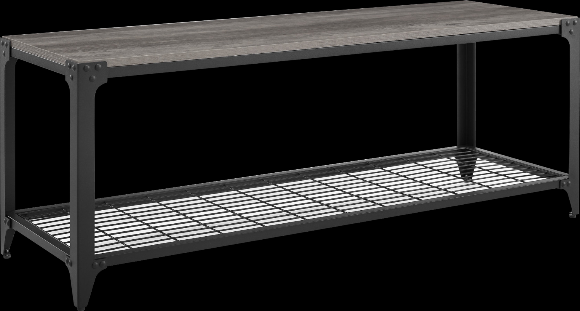 Plevana Gray Accent Bench - Thumbnail - Image 1