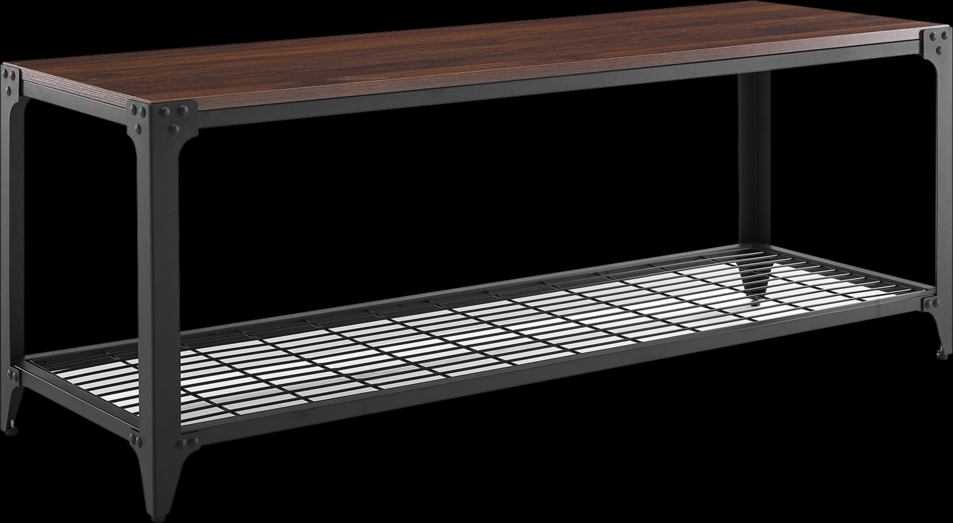Plevana Walnut Accent Bench - Thumbnail - Image 1