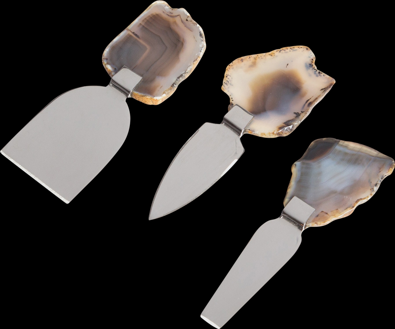 Plumbrook Gray Cheese Knife Set - Thumbnail - Image 1