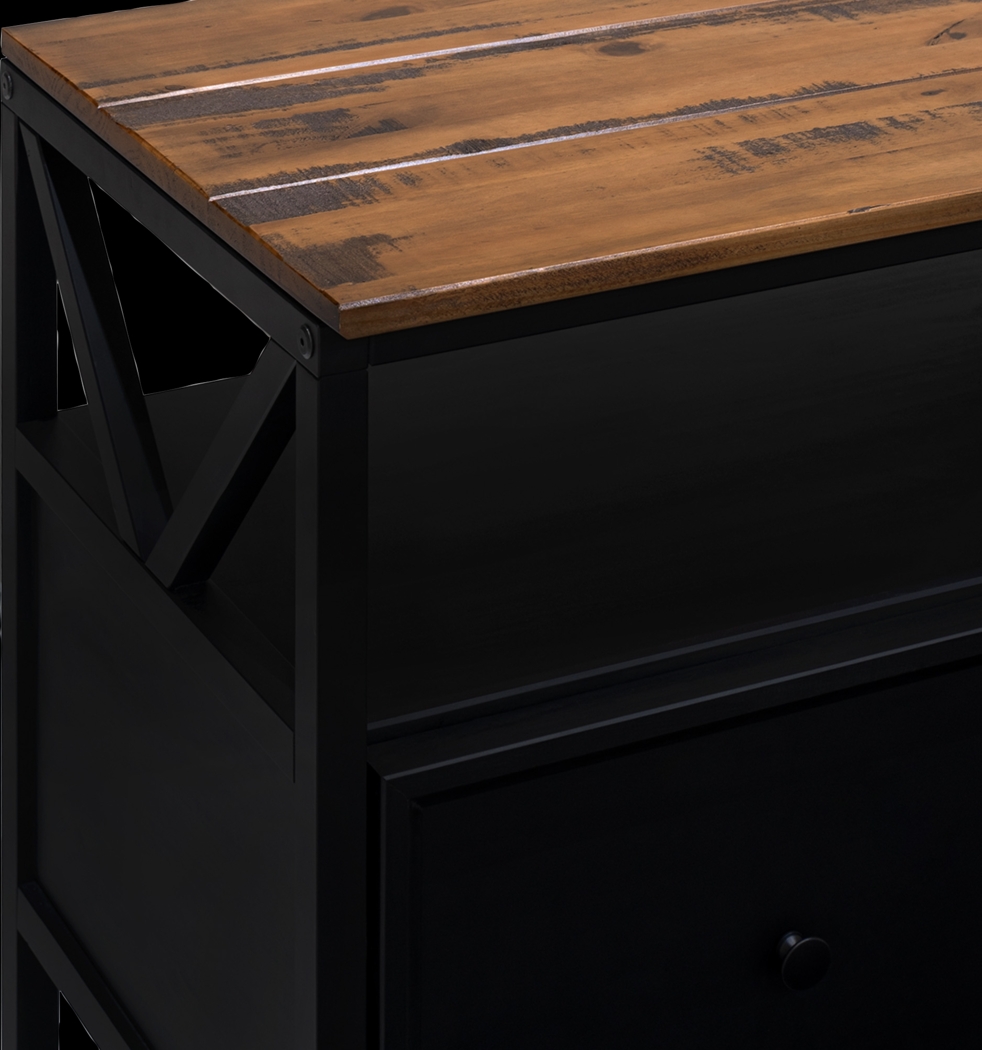 Plumpoint Black 60 in. Console - Thumbnail - Image 5