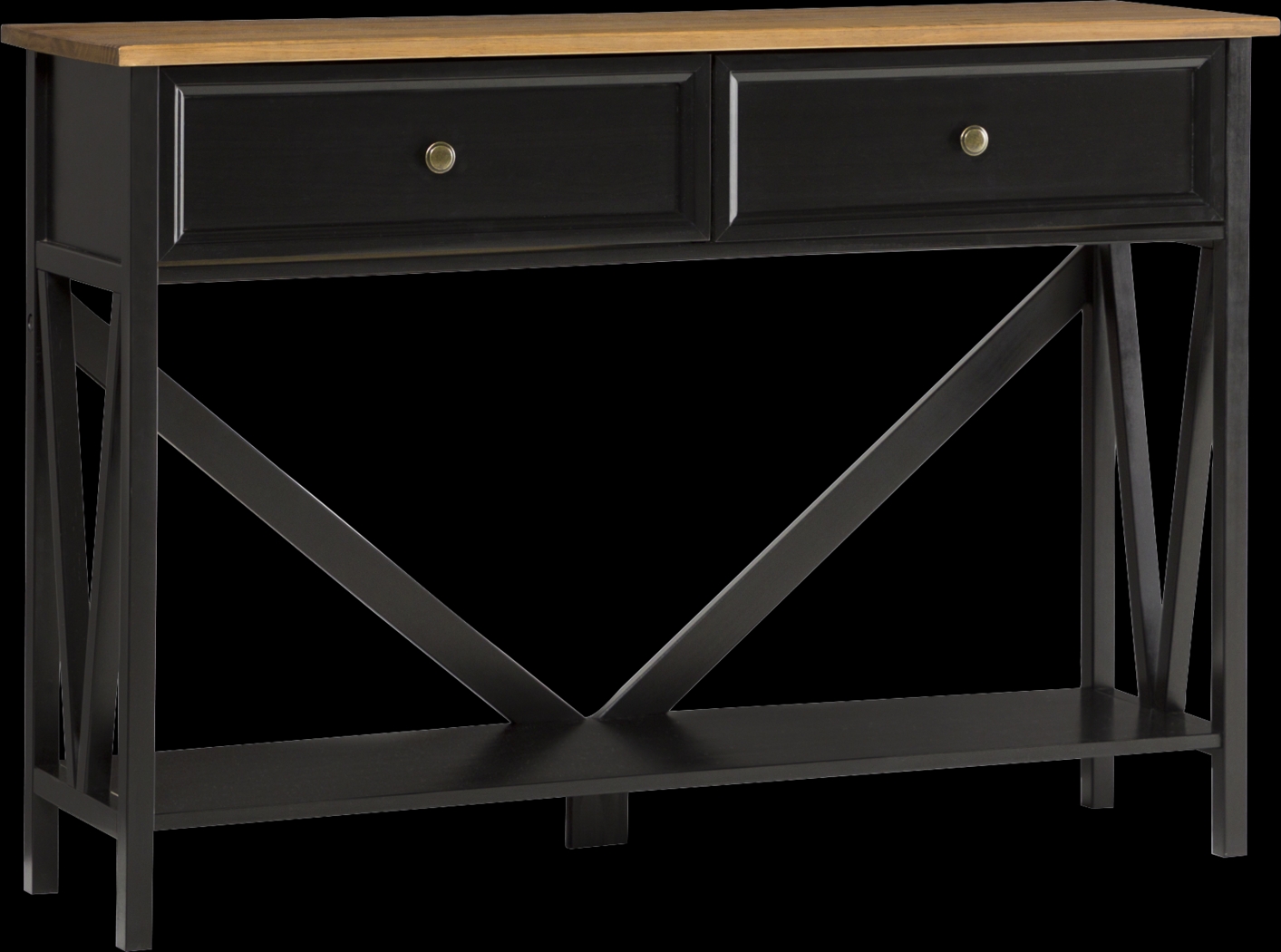 Plumpoint Black Sofa Table - Thumbnail - Image 4