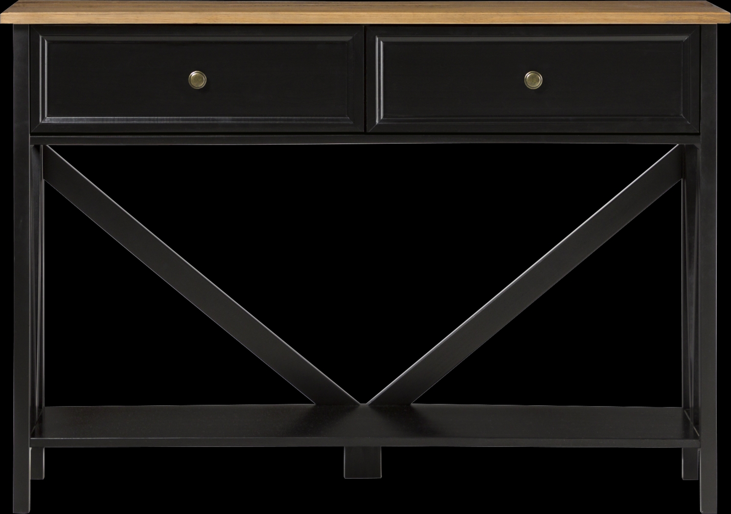 Plumpoint Black Sofa Table - Thumbnail - Image 1
