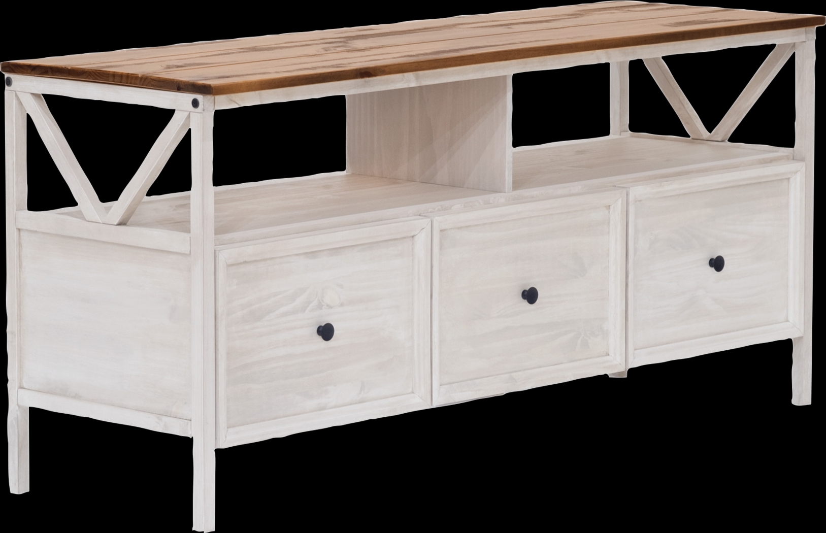 Plumpoint Oak 60 in. Console - Thumbnail - Image 6