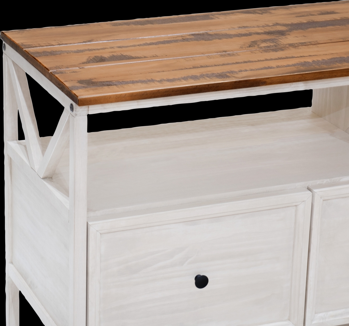 Plumpoint Oak 60 in. Console - Thumbnail - Image 8