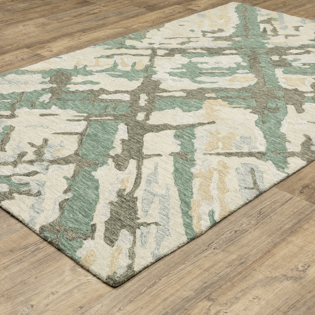 Plumsky Grey 5' x 8' Rug - Thumbnail - Image 2