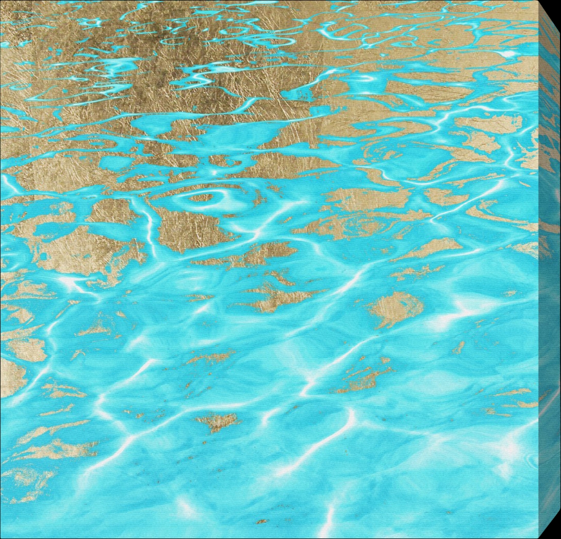 Pluto's Ocean Turquoise Artwork - Thumbnail - Image 1