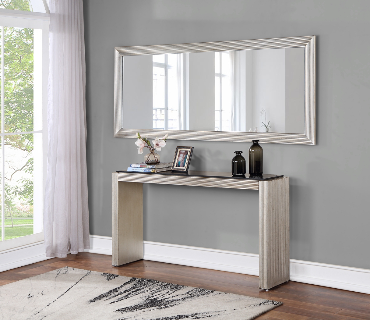 Plymstock Gray Floor Mirror - Thumbnail - Image 4