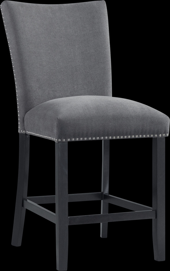 Pocan Black Counter Height Stool, Set of 2 - Thumbnail - Image 7