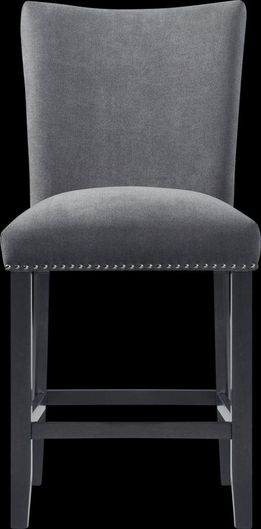 Pocan Black Counter Height Stool, Set of 2 - Thumbnail - Image 8