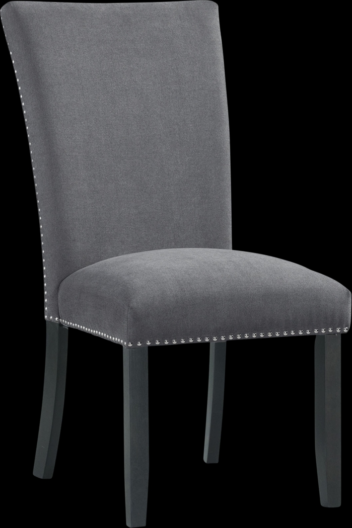 Pocan Charcoal Side Chair, Set of 2 - Thumbnail - Image 7