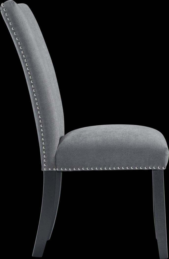 Pocan Charcoal Side Chair, Set of 2 - Thumbnail - Image 9