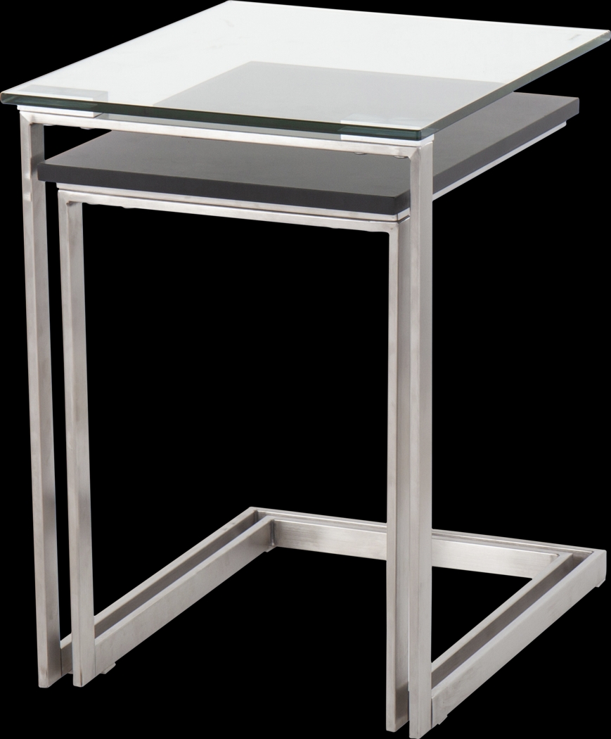 Pocmont Balck Nesting Table Set of 2 - Thumbnail - Image 4