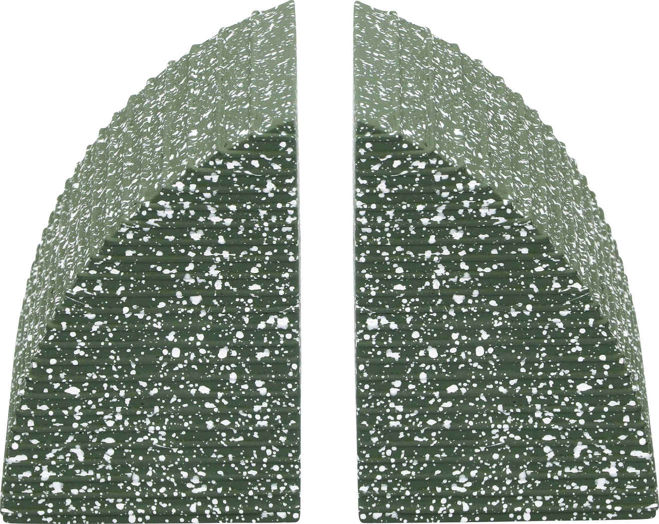 Poehnert Green Arc Bookends, Set of 2 - Thumbnail - Image 1