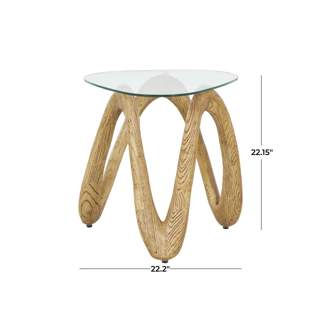 Pogtar Brown Accent Table - Thumbnail - Image 8