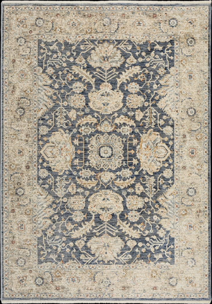 Pohelis Navy 7'10 x 10' Rug - Thumbnail - Image 1