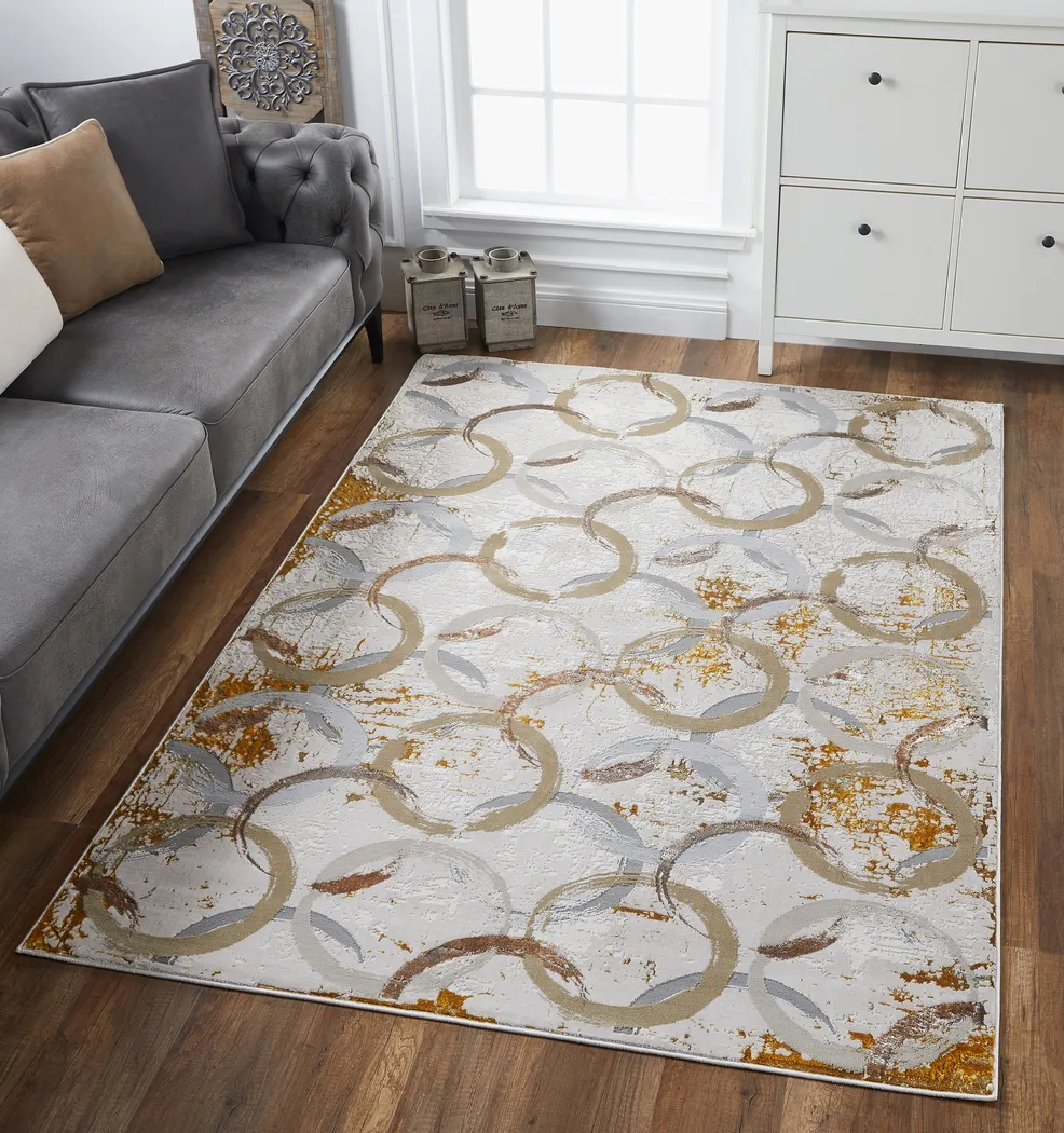 Poheree Beige 7'10 x 10'10 Rug - Thumbnail - Image 2