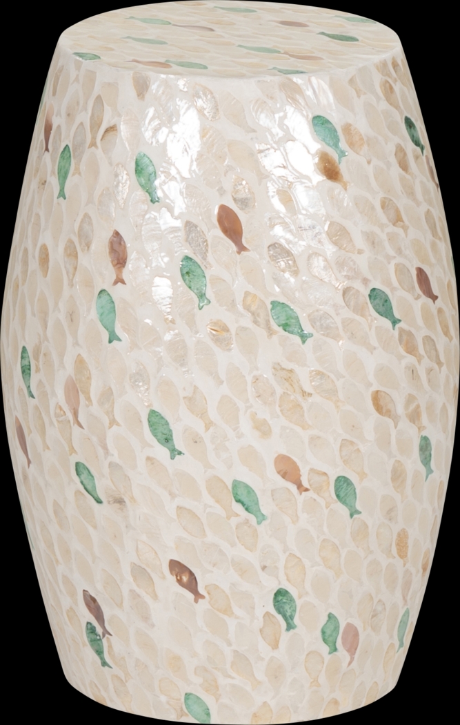 Poijour Ivory Accent Table - Thumbnail - Image 1